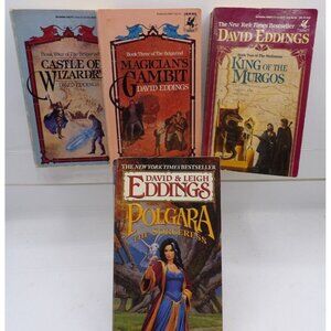 David Eddings Fantasy Novels Set of 4 Books ©1983-1997